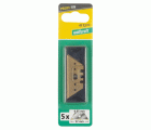 5 cuchillas trapezoidales profesionales TiN de 0,65 x 52 mm