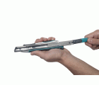 Cúter profesional de doble seguridad con cuchilla separable de 18 mm