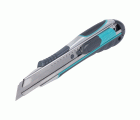 Cúter profesional de doble seguridad con cuchilla separable de 18 mm