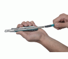 Cúter profesional de doble seguridad con cuchilla separable de 9 mm