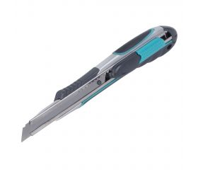 Cúter profesional de doble seguridad con cuchilla separable de 9 mm