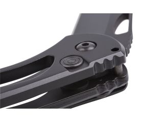 Navaja para ocio con cuchilla lisa plegable