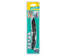 1 navaja plegable con cuchilla dentada de 75 mm