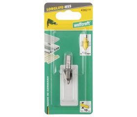 Avellanador de acero de alta velocidad, con tope de profundidad, vástago hexagonal