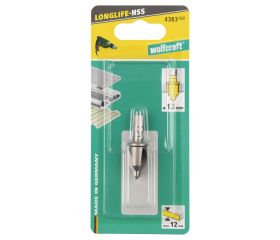 1 avellanador hexagonal HSS Ø 12 mm con tope de profundidad