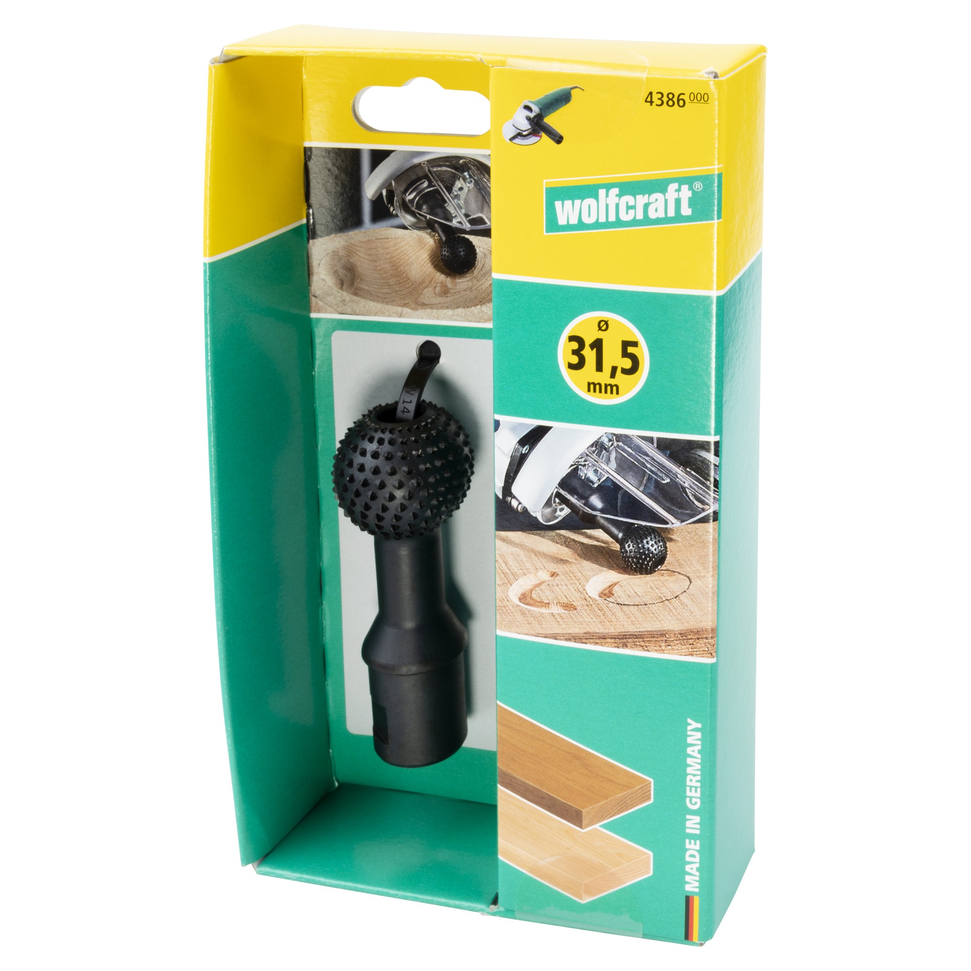 1 escofina esférica ø31,5mm p. amoladora