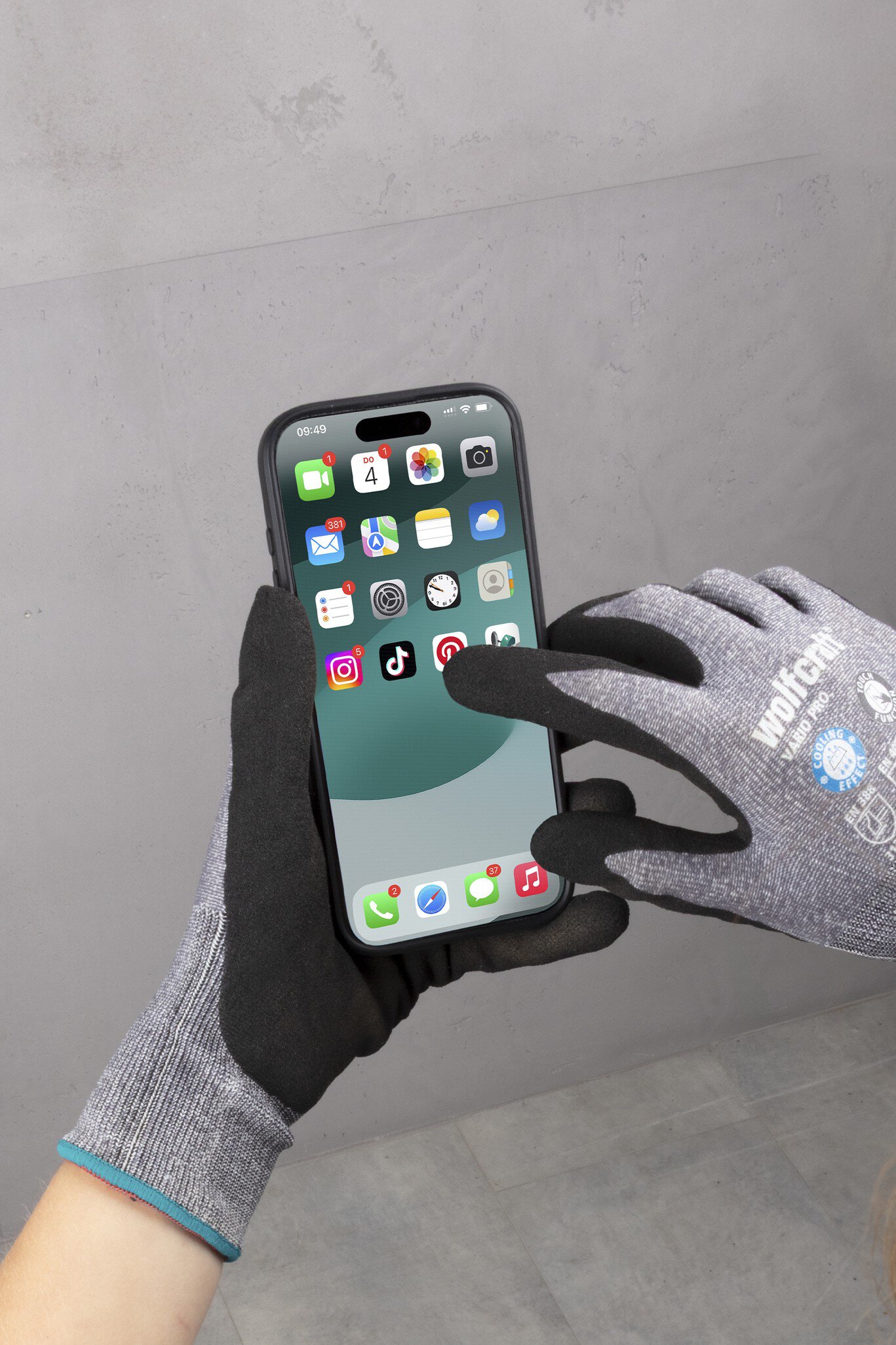 1 par de guantes de trabajo VARIO PRO, talla 10