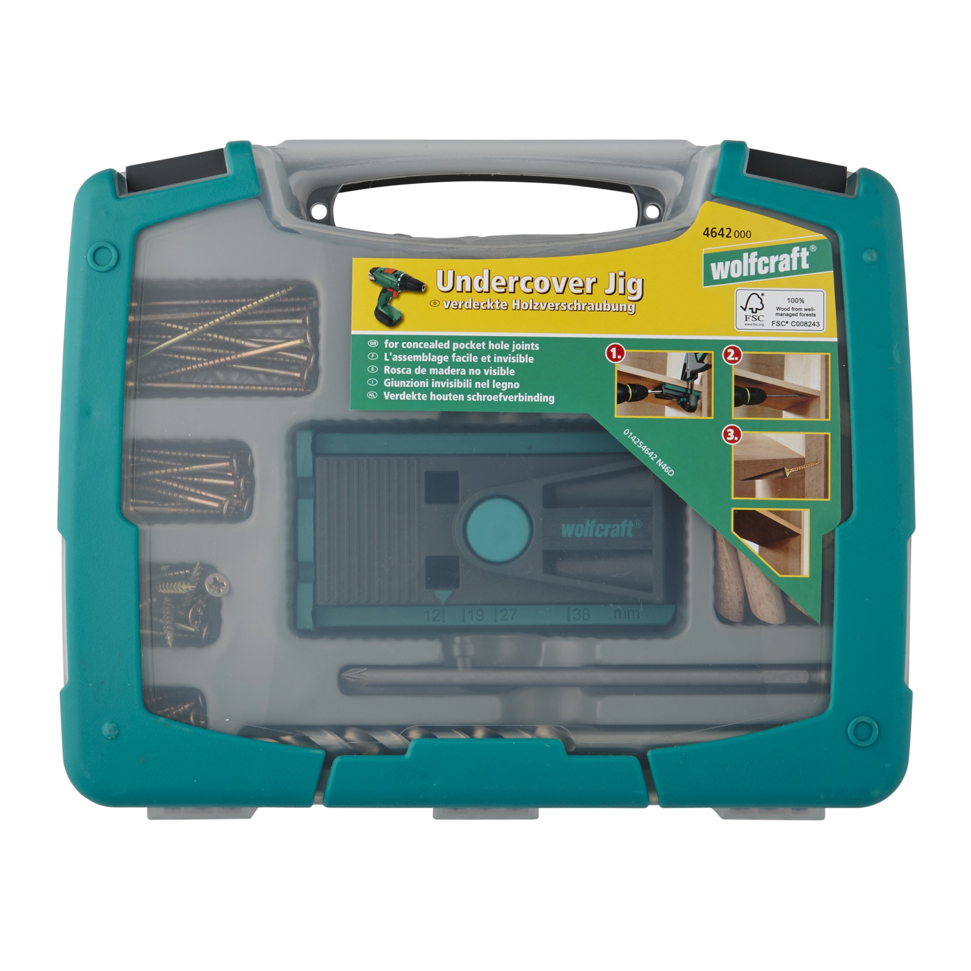 1 juego de Undercover-Jig, Pozidriv