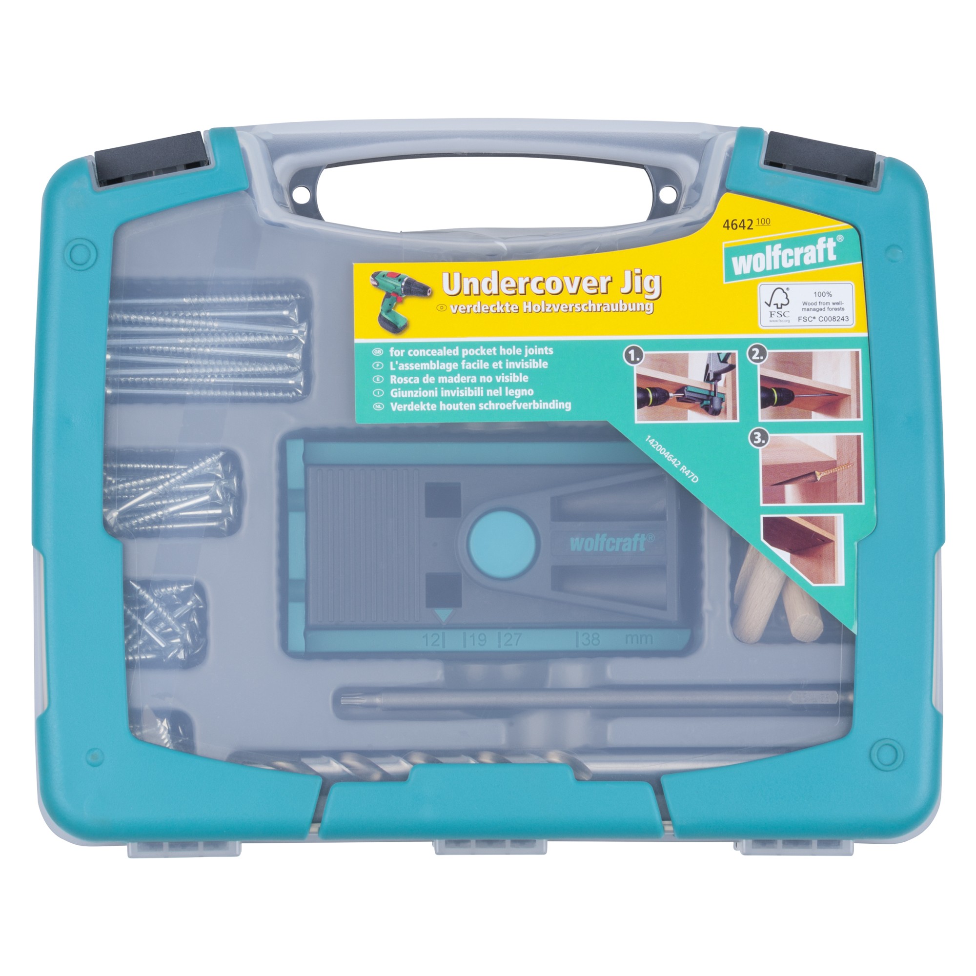 1 juego Undercover-Jig, Torx