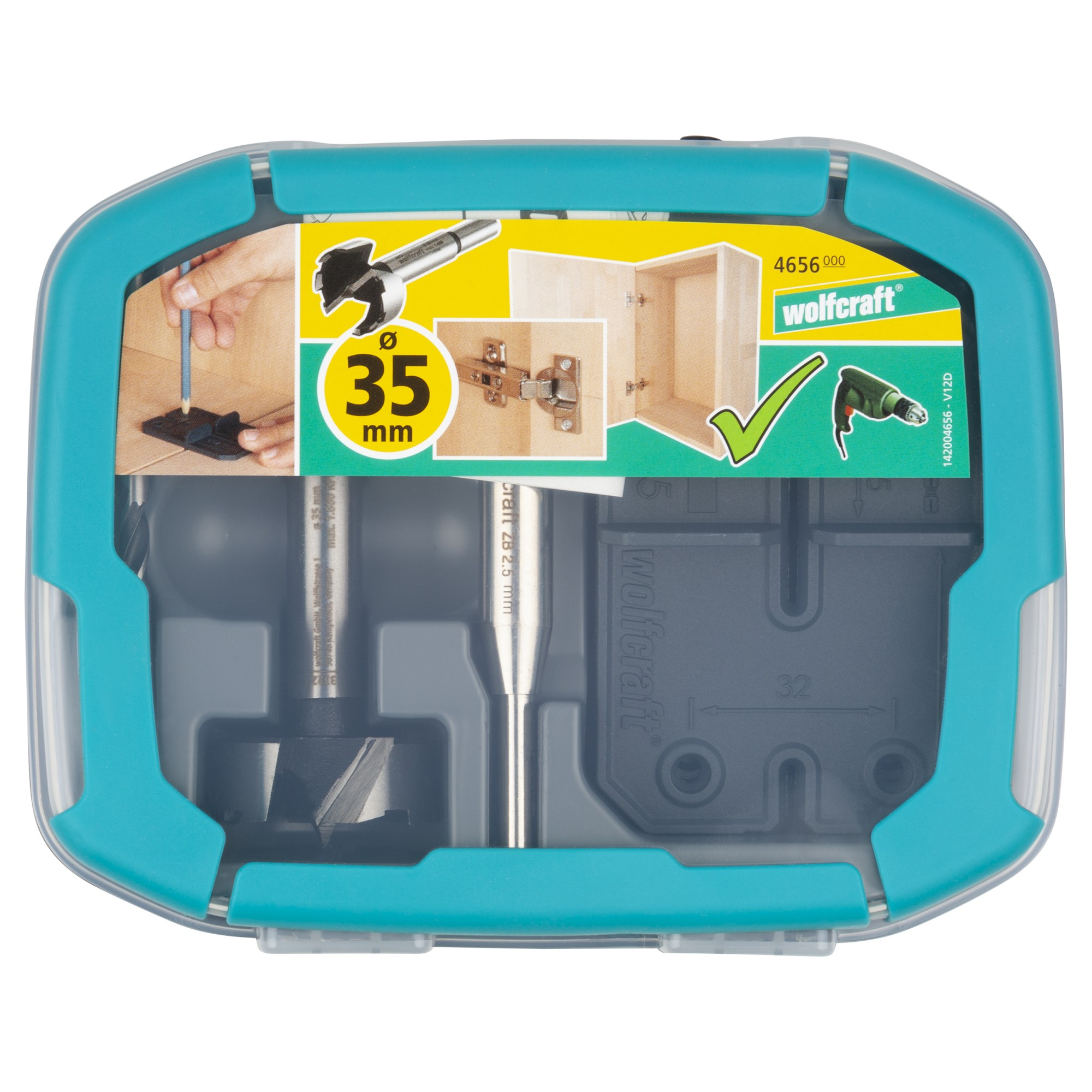 1 set para instalación de bisagras de cazoleta, 35 mm