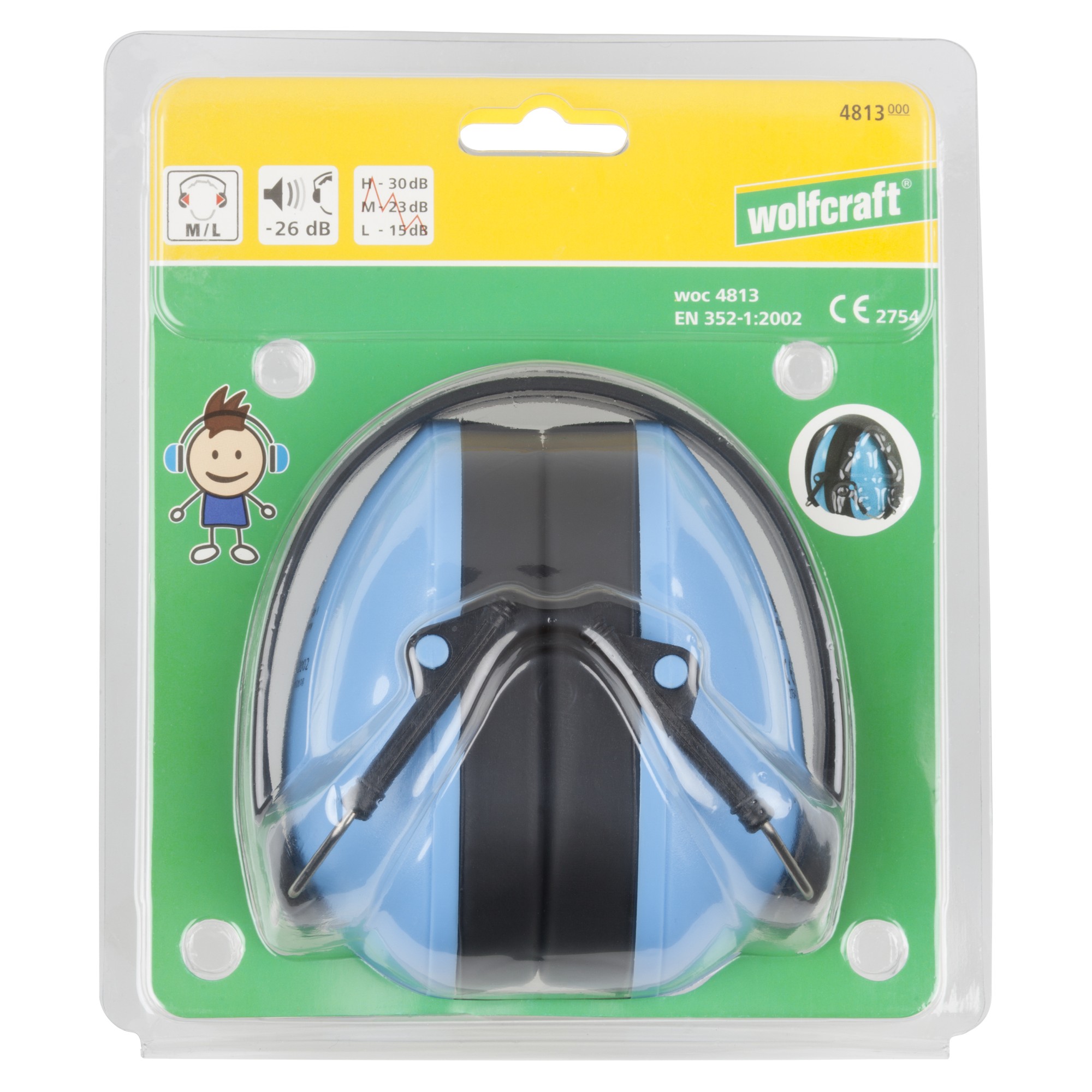 1 protector auditivo con orejeras BOY (CE)