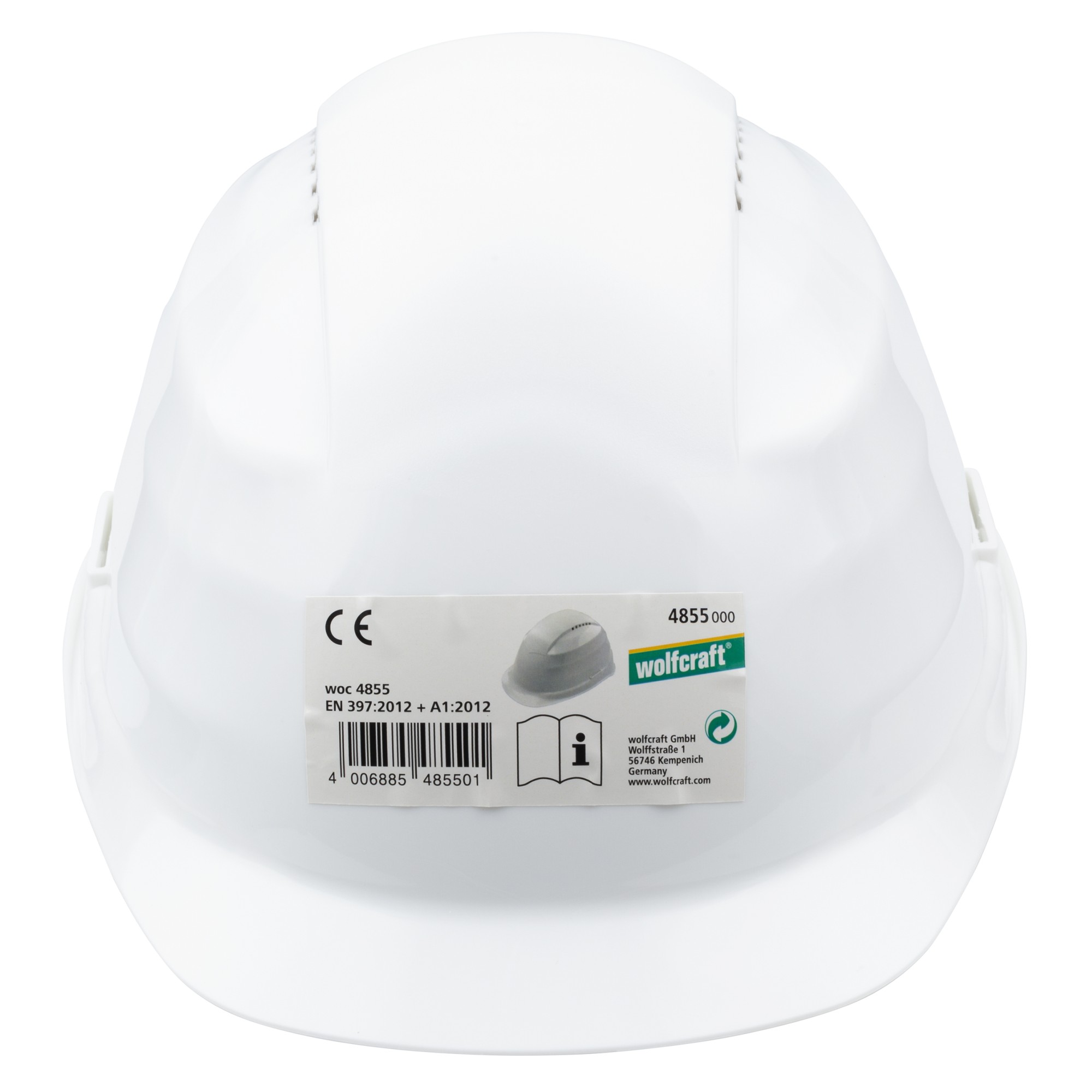 1 casco protector, blanco (CE)