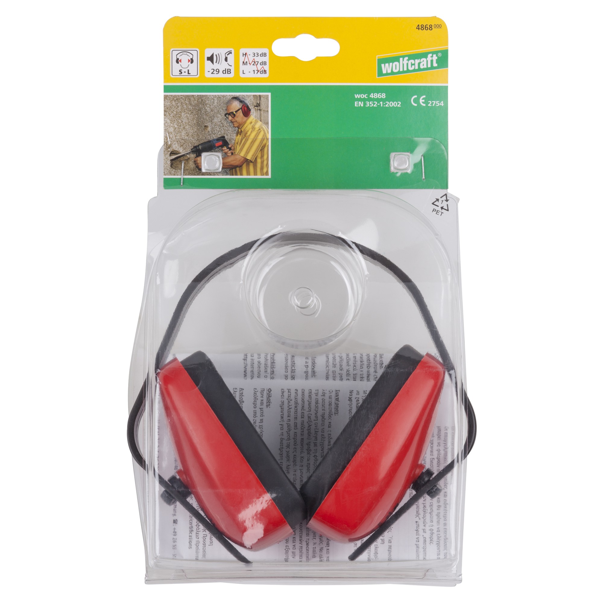 1 casco antirruido Standard (CE)