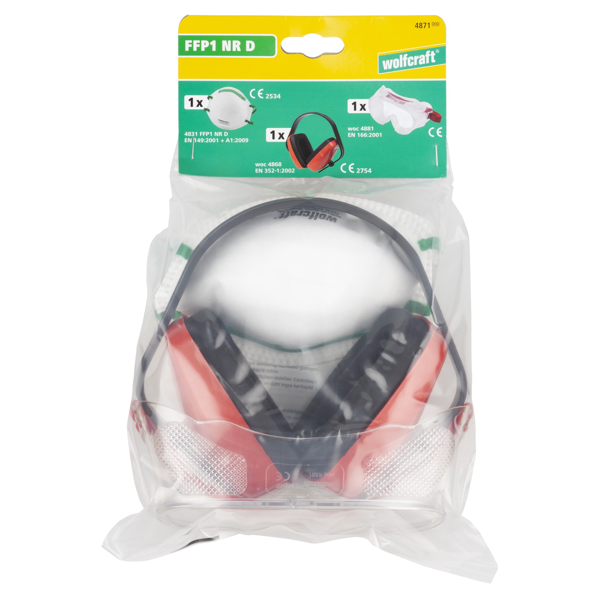 1 juego protección laboral, 3p. (CE)