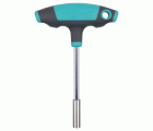 1 atornillador manual en T con racor para puntas 152 mm