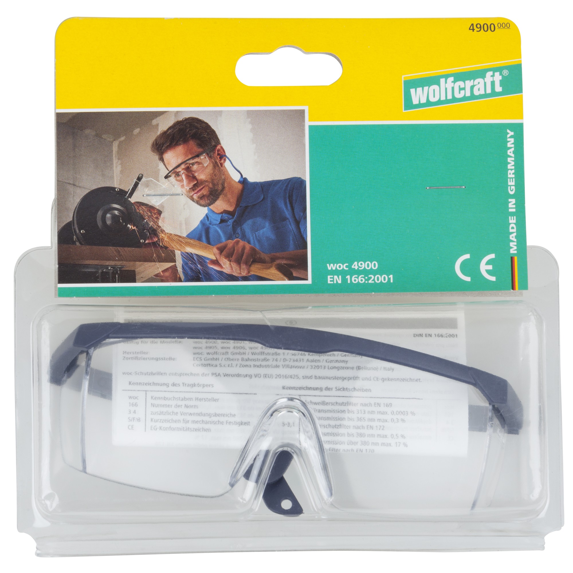 1 par de gafas de seguridad Safe (CE)