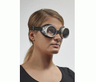 Gafas de protección contra esquirlas, con cinta de goma, incoloras