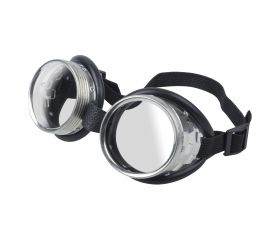 Gafas de protección contra esquirlas, con cinta de goma, incoloras