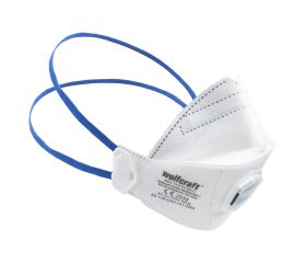 Máscara plegable de protección respiratoria con válvula, FFP2