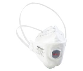 Máscara plegable de protección respiratoria con válvula, FFP3