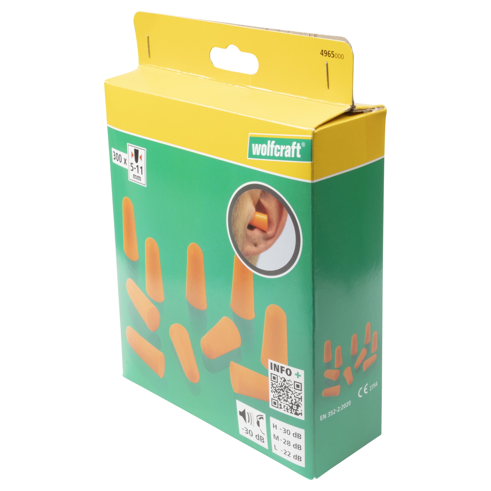 300 tapones desechables para la protección de los oídos