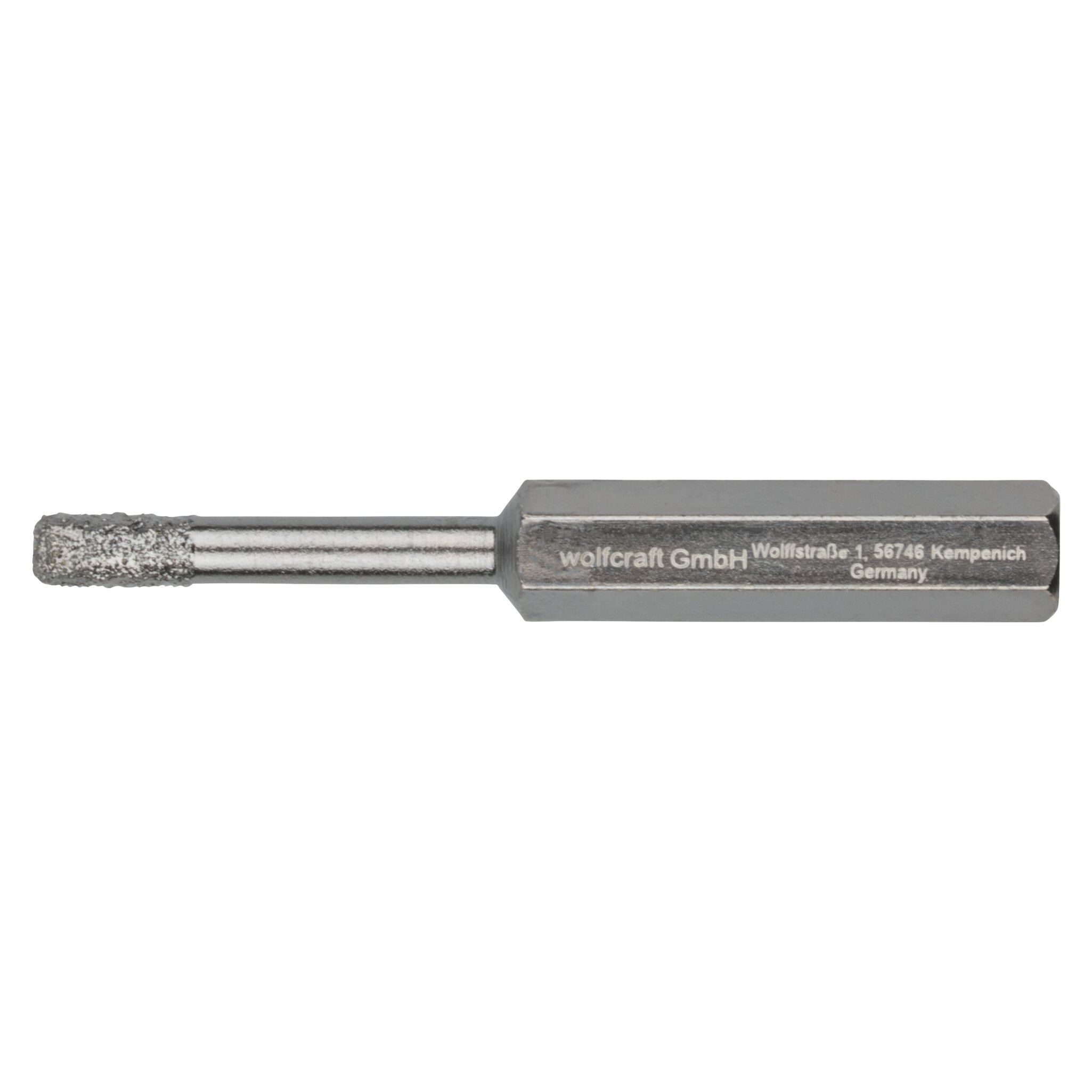 1 broca de diamante vást. hexagonal, Ø 5 mm