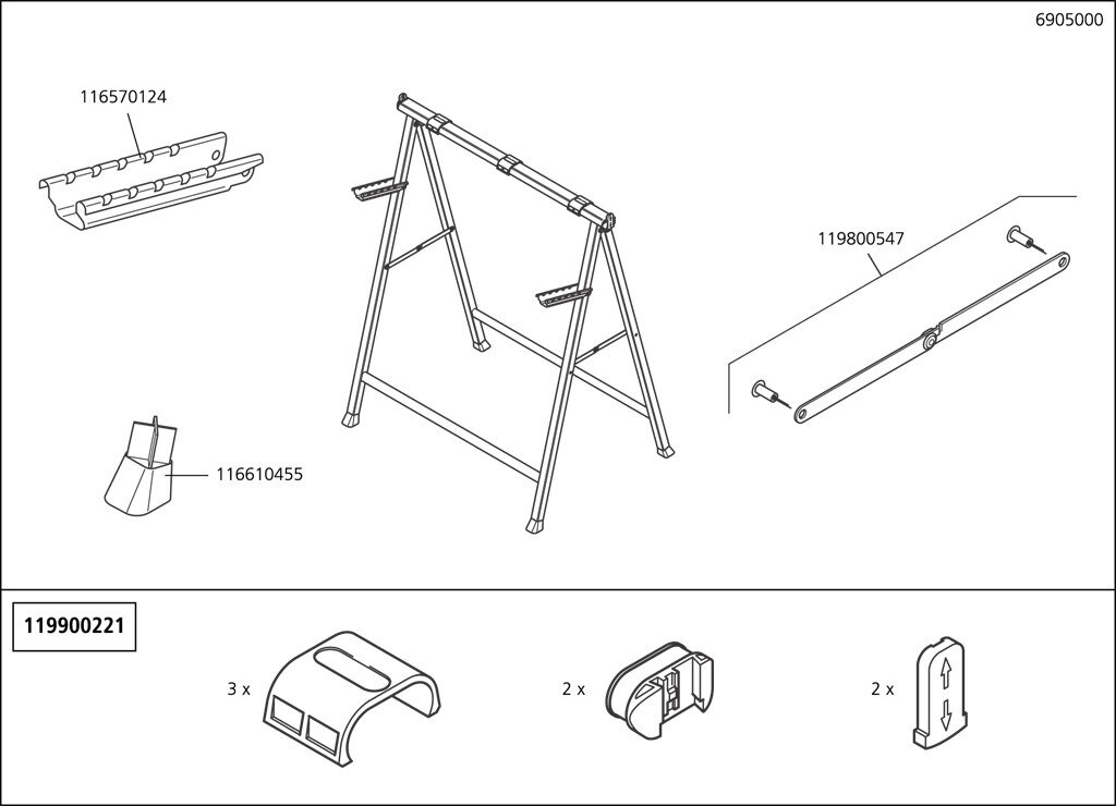 Caballete de apoyo workstand