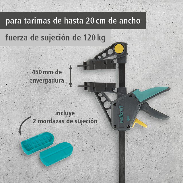 Sargento de montaje para la construcción de terrazas
