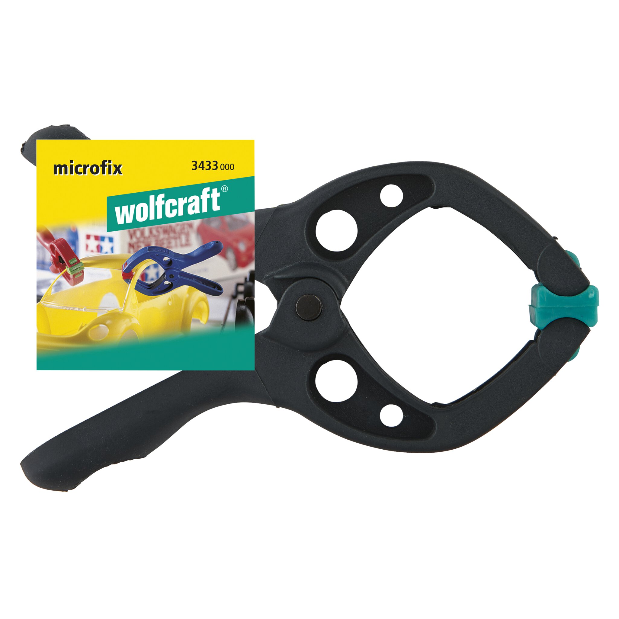 1 pinza con resorte microfix de 30 mm