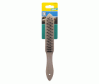 1 cepillo manual de alambre de acero, modelo de madera, 280 mm