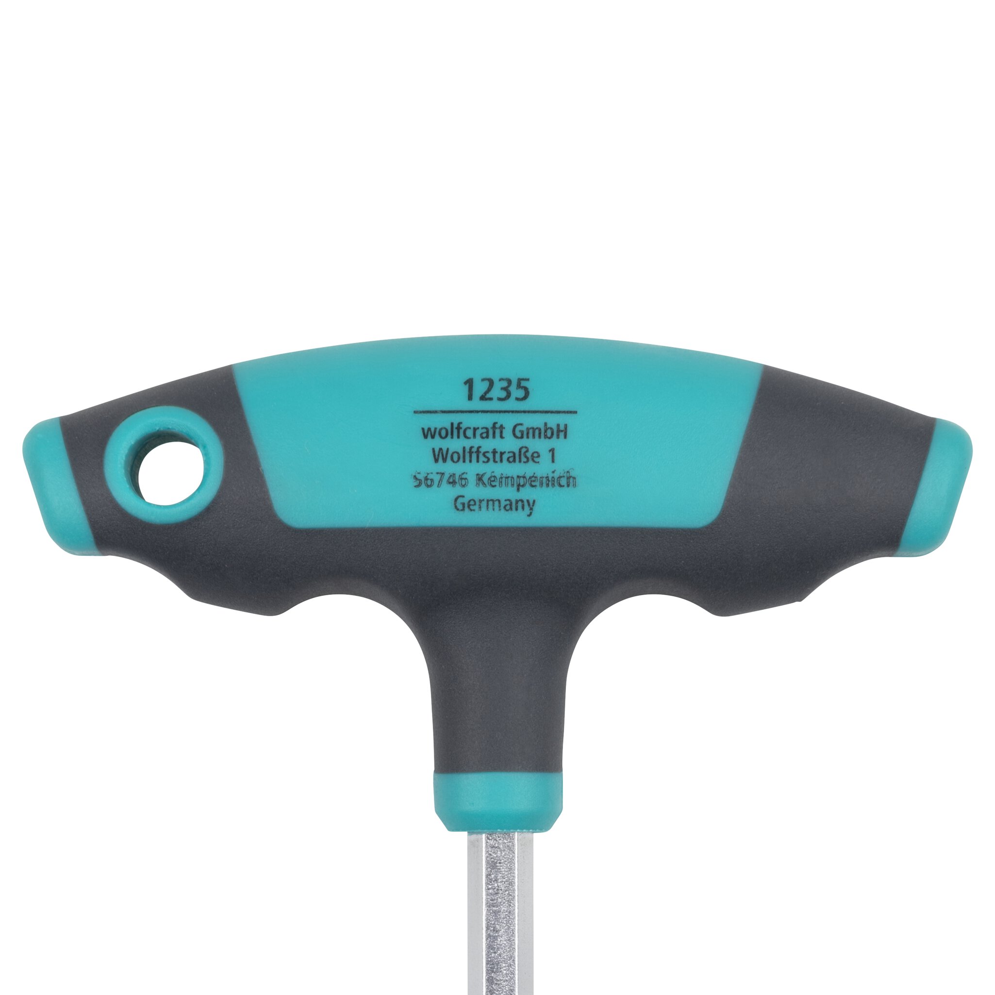 1 atornillador manual en T con racor para puntas 152 mm