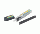 5 cuchillas separables de 18 mm pro sharp negras