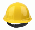 Casco protector, amarillo