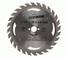 1 disco de sierra circular CT, 28 dientes ø190 mm