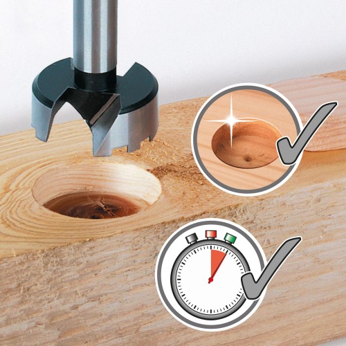 Juego de brocas Forstner, 5 piezas