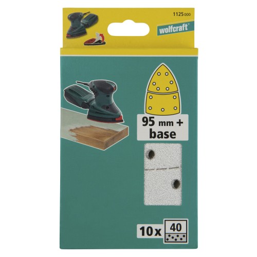 Hojas de lijar adhesivas, 2 piezas para pintura/barniz