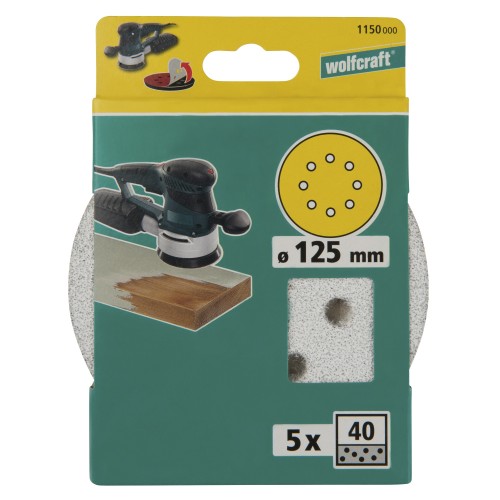 Discos autoadherentes de lijar para pintura/barniz, Ø 125 mm
