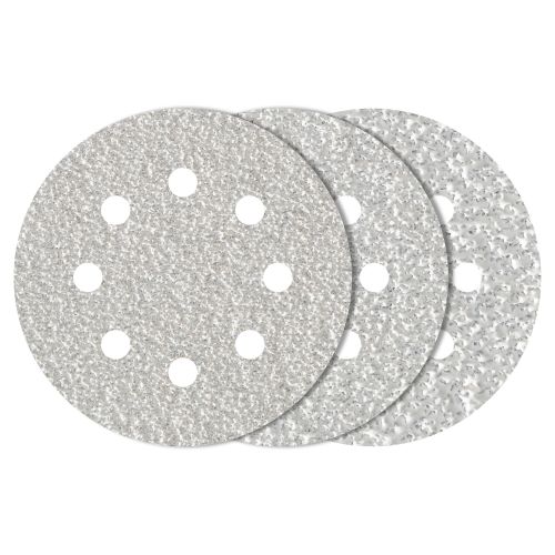 1 juego de discos adhesivos de lijar de 25 piezas para exc. de 125 mm de diámetro