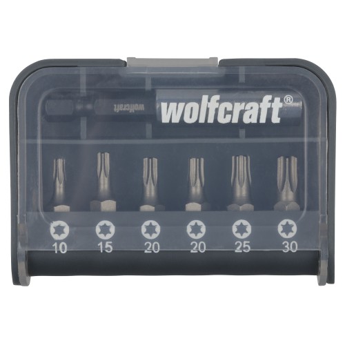 Caja de puntas, TORX® (T 10–30), 7 piezas
