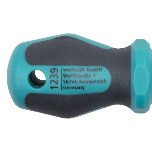 Atornillador manual con portapuntas, corto