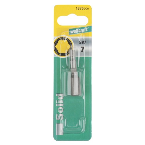 1 llave de vaso CV, l=50 mm, ancho de llave 7