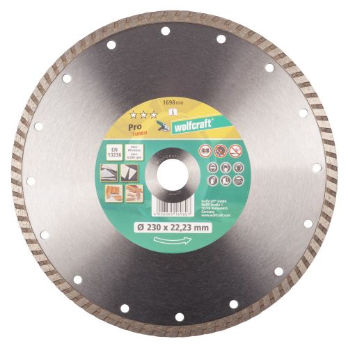 1 disco de corte de diamante Pro Turbo ø 230 mm