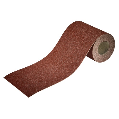 1 rollo de papel abrasivo adhesivo, grano 60, 4 m x 115 mm