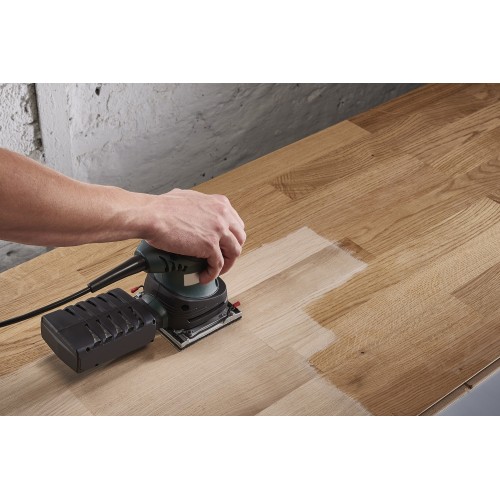 Juego de hojas de lijar adhesivas para madera/metales, 100 x 115 mm