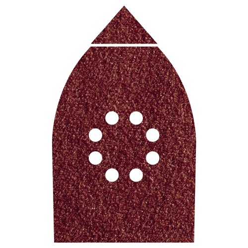 6 hojas abrasivas adhesivas corindón de grano 180 de 107 x 142 mm
