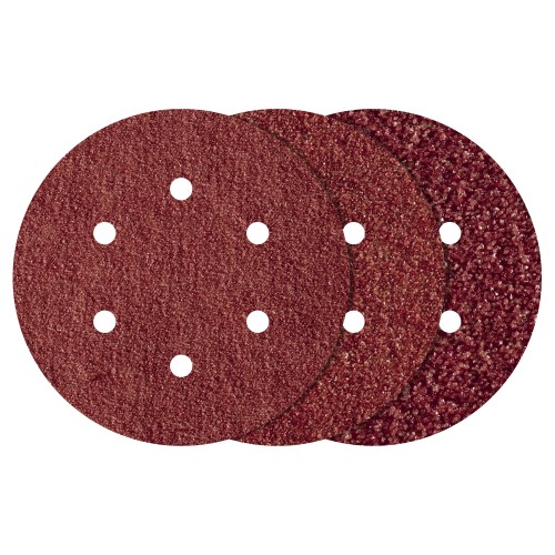 Juego de discos autoadherentes de lijar para madera/metal, Ø 150 mm