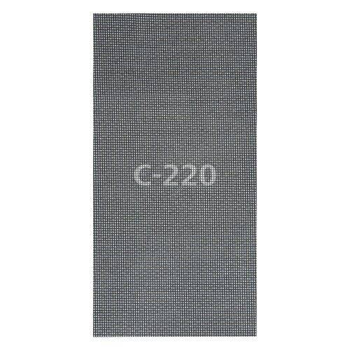 2 rejillas de lijado SiC, grano 220, 115 x 280 mm