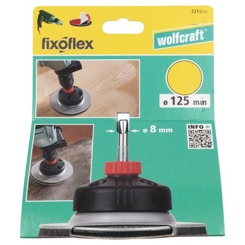 Plato lijador ajustable fixoflex, diámetro de 125 mm