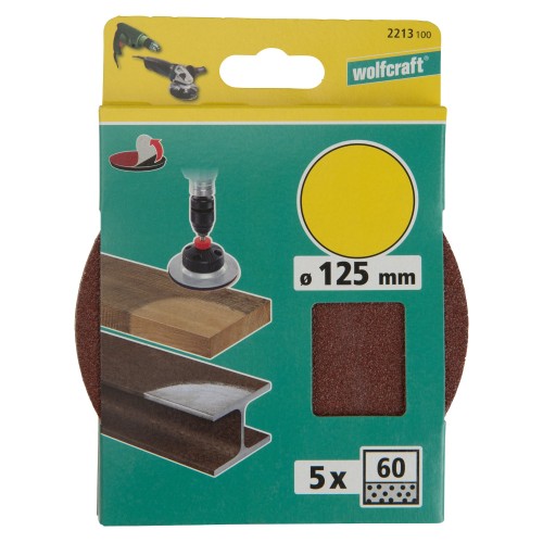 Juego de discos autoadherente de lijar fixoflex para madera/metal