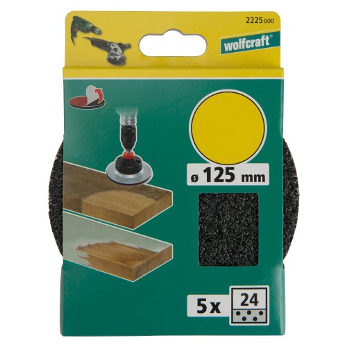 Juego de discos autoadherentes de lijar fixoflex para madera/pintura